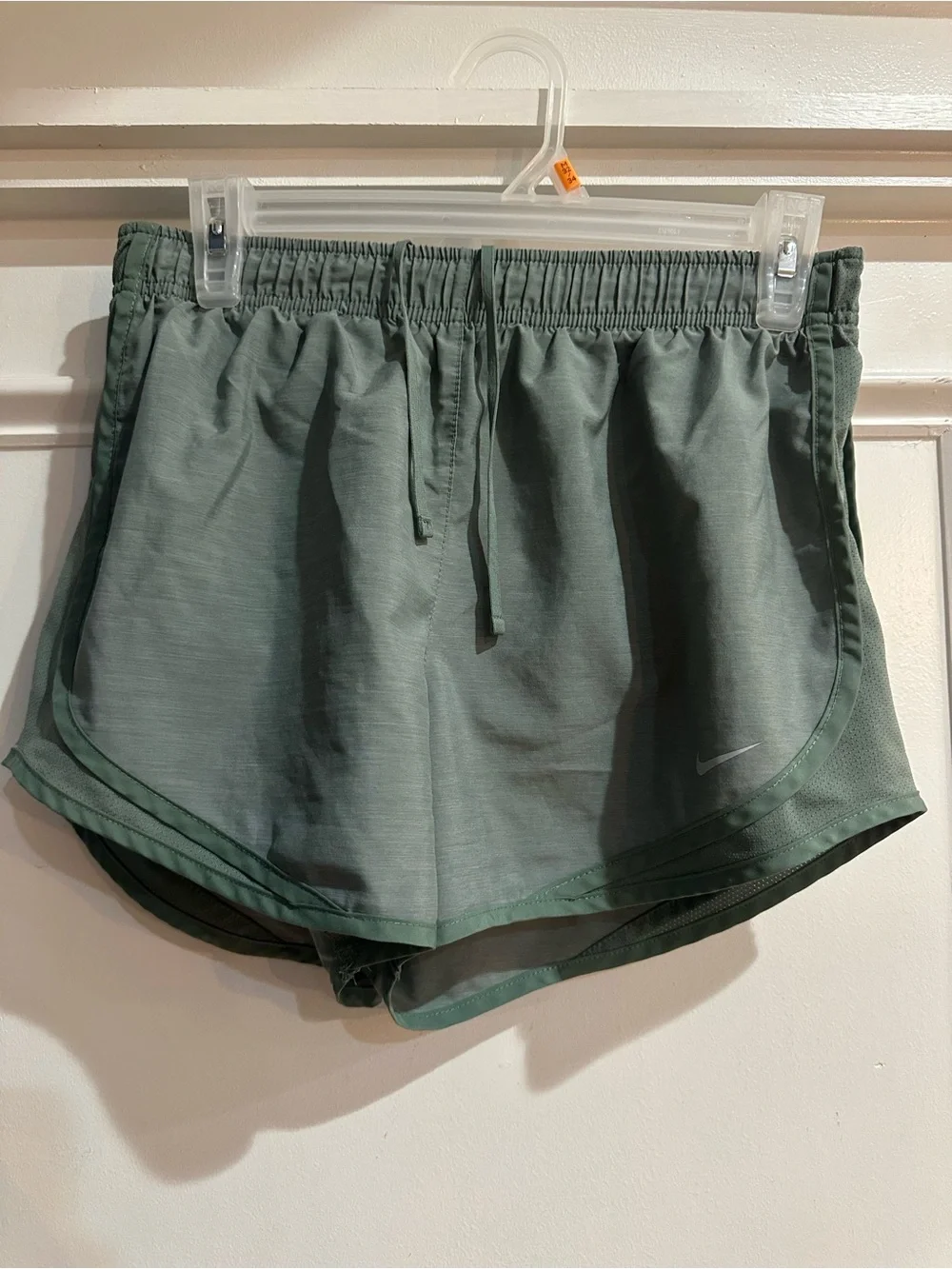 Nike Women's Olive Green Athletic Shorts